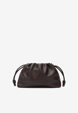Loewe Medium Flamenco Leather Clutch Bag Brown A411FCRX75LE/S_LOEW-0018