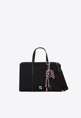 Karl Lagerfeld Ikon Tote Bag with Charms Black A4W30017_BLACK