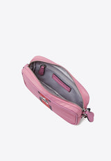Karl Lagerfeld Ikon Stripe Leather Camera Bag Pink A4W30287_PINK