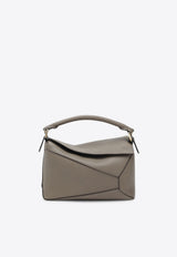 Loewe Small Puzzle Edge Top Handle Bag Taupe A510P60XAWLE/S_LOEW-3170