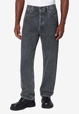 Agolde 90's Straight-Leg Washed Jeans Gray A6421346/R_AGOLD-FRSH