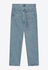 Agolde Classic Straight Jeans Blue A6731206/Q_AGOLD-CIRT