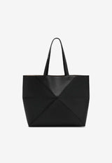 Loewe Large Puzzle Fold Tote Bag Black A779PTWX01LE/S_LOEW-1100