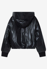 Acne Studios Faux Leather Bomber Jacket Black A90654LE/R_ACNE-900