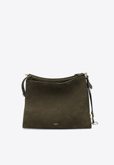 Alaïa Medium Le Click Leather Shoulder Bag Olive AA1S01433CA214LE/R_ALAIA-610