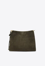 Alaïa Medium Le Click Leather Shoulder Bag Olive AA1S01433CA214LE/R_ALAIA-610