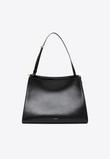 Alaïa Medium Le Click Leather Shoulder Bag Black AA1S01433CA332LE/R_ALAIA-999