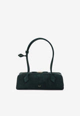 Alaïa Medium Le Teckel Calf Leather Shoulder Bag Green AA1S06033CA214SUE/S_ALAIA-662