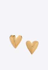 Alaïa Mini Le Coeur Brass Earrings Gold AA2B167LA006PR/R_ALAIA-220