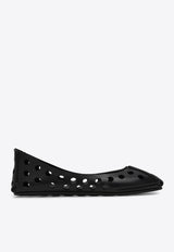 Alaïa Perforated Leather Ballet Flats Black AA3A033CK247LE/Q_ALAIA-999