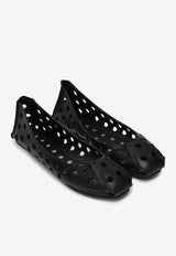 Alaïa Perforated Leather Ballet Flats Black AA3A033CK247LE/Q_ALAIA-999