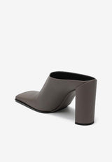 Alaïa 90 Square-Toe Mules Taupe AA3M2006I049LE/R_ALAIA-809