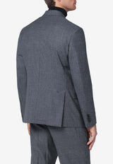 Lardini Wool Double-Breasted Blazer Gray AA5810EAAIF65424/R_LARDI-930