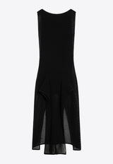 Alaïa Boatneck Knit Midi Dress Black AA9R2709K074BCO/R_ALAIA-995