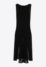 Alaïa Boatneck Knit Midi Dress Black AA9R2709K074BCO/R_ALAIA-995