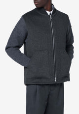 Lardini Wool Zip Gilet Gray AABYRNECN65602/R_LARDI-950