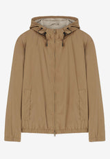 Lardini Water-Proof Windbreaker Jacket Camel AACONERY_CAMEL