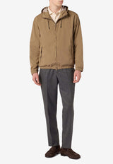 Lardini Water-Proof Windbreaker Jacket Camel AACONERY_CAMEL
