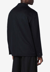 Lardini Zip-Up Wool Jacket Blue AACULKINCN65602/R_LARDI-850