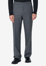 Lardini Straight-Leg Tailored Pants Gray AAPALUAAIF65424/R_LARDI-930