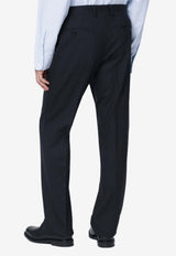 Lardini Straight-Leg Tailored Pants Blue AAPALUAAIF65430/R_LARDI-850