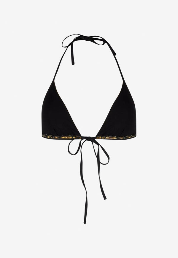 Versace Barocco Print Bikini Top ABD05026 A235870 A7900 Multicolor