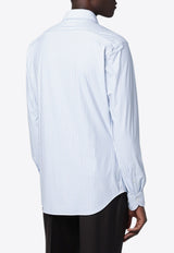 XACUS Active Long-Sleeved Striped Shirt Sky Blue ACT558ML91609/R_XACUS-002