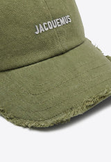 Jacquemus La Casquette Artichaut Frayed Cap Green ACU00452UAW00092/S_JACQM-560