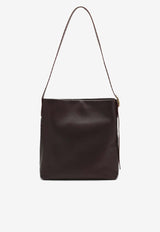 Loewe Draped Leather Shoulder Bag Brown ADHBDPTX01LE/S_LOEW-0018