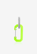 توصيل فوري - حلق كيارا صغير 18 قيراط بالألماس