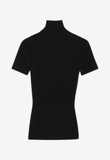 Max Mara Afa Turtleneck Wool Knit Top Black AFA1234WO/R_MAXM-003