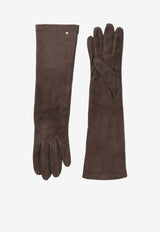 Max Mara Suede Nappa Gloves Taupe AFIDEESUEDESUE/R_MAXM-004