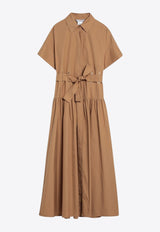Max Mara Agoraio Midi Shirt Dress Caramel AGORAIOCO/Q_MAXM-048