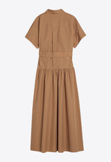 Max Mara Agoraio Midi Shirt Dress Caramel AGORAIOCO/Q_MAXM-048