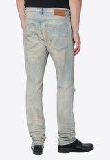 Amiri Straight-Leg Distressed Jeans Blue AMBMJE1104DE/S_AMIRI-543