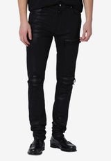 Amiri Wax Skinny Jeans Black AMDNSY1113DE/S_AMIRI-002