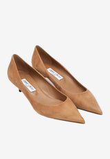 Jimmy Choo Amelia 35 Suede Pumps Brown AMELIASUE/R_JIMCH-TO
