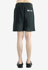 Amiri Bleach Bandana Faded Shorts Black AMJYSH1044_BLACK