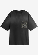 Amiri MA Outlined Crewneck T-shirt Black AMJYTE1205_BLACK