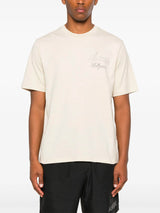 Amiri Hollywood Crewneck T-shirt Beige AMJYTE1265_BEIGE