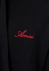 Amiri Bones Hooded Sweatshirt Black AMKNHD1001_BLACK WHIT