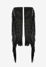 Sportmax Long Gloves with Fringes ANGEL1234LE/R_SPORM-003