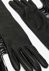 Sportmax Long Gloves with Fringes ANGEL1234LE/R_SPORM-003