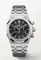 Audemars Piguet Chronograph Royal Oak 41mm Stainless Steel Watch Black APCRO41SSW_TH
