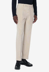 Santaniello Straight-Leg Chino Pants Cream ARECHIDSE3407/R_SANTA-04