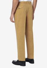 Santaniello Tailored Straight-Leg Pants Yellow ARECHITCR3711/R_SANTA-18
