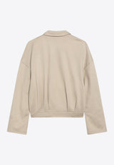 Max Mara Argenta Cropped Sweatshirt Beige ARGENTACO/R_MAXM-003