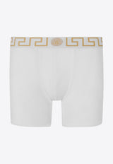 Versace Logo-Waistband Briefs White