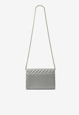 Jimmy Choo Curve Quilted Leather Clutch Dove AVN CURVE CLUTCH HBU DOVE/SHINY GOLD