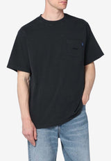 Awake NY Logo Crewneck T-shirt Black AWK-SP25-TP011CO/Q_AWAKE-BL